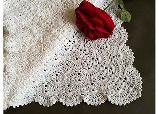 Full Download CROCHET PATTERN Baby Blanket, Christening Baby Blanket, Baby warp Blanket, Cotton, lace, shell, newborn photography props, baby shower - Paula Chelaru file in ePub