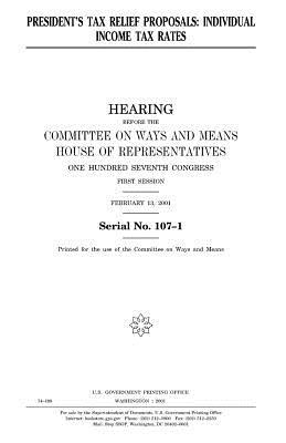 Read President's Tax Relief Proposals: Individual Income Tax Rates - U.S. Congress file in PDF