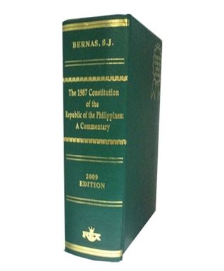 Read Online The 1987 Constitution of the Philippines - A Commentary - Joaquin G. Bernas, S.J. | PDF