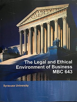 Full Download The Legal and Ethical Environment of Business - Syracuse University file in ePub