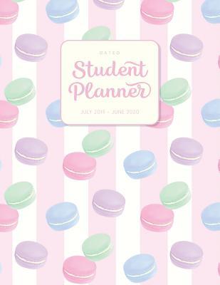 Download Dated Student Planner July 2019 - June 2020: High School or Middle School Planner - Macaron Lavender Stripes - Juliana Orenji file in ePub