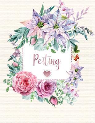 Read Online Peiting: Personalized Floral XL Journal with Pink Lettering, Girl Names/Initials 8.5x11, Journal Notebook with 110 Inspirational Quotes, Journals to Write In for Women - Panda Studio | PDF