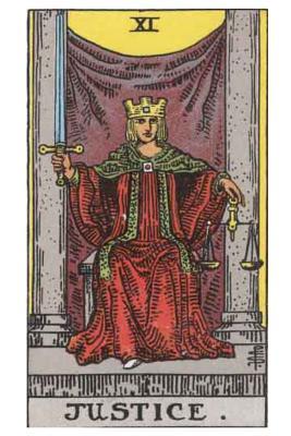 Read Online Tarot Notebook Journal - Justice: Medium College Ruled for Your Daily Readings Illustrated with the Beautiful Rider-Waite tarot deck - Layla Queen file in ePub
